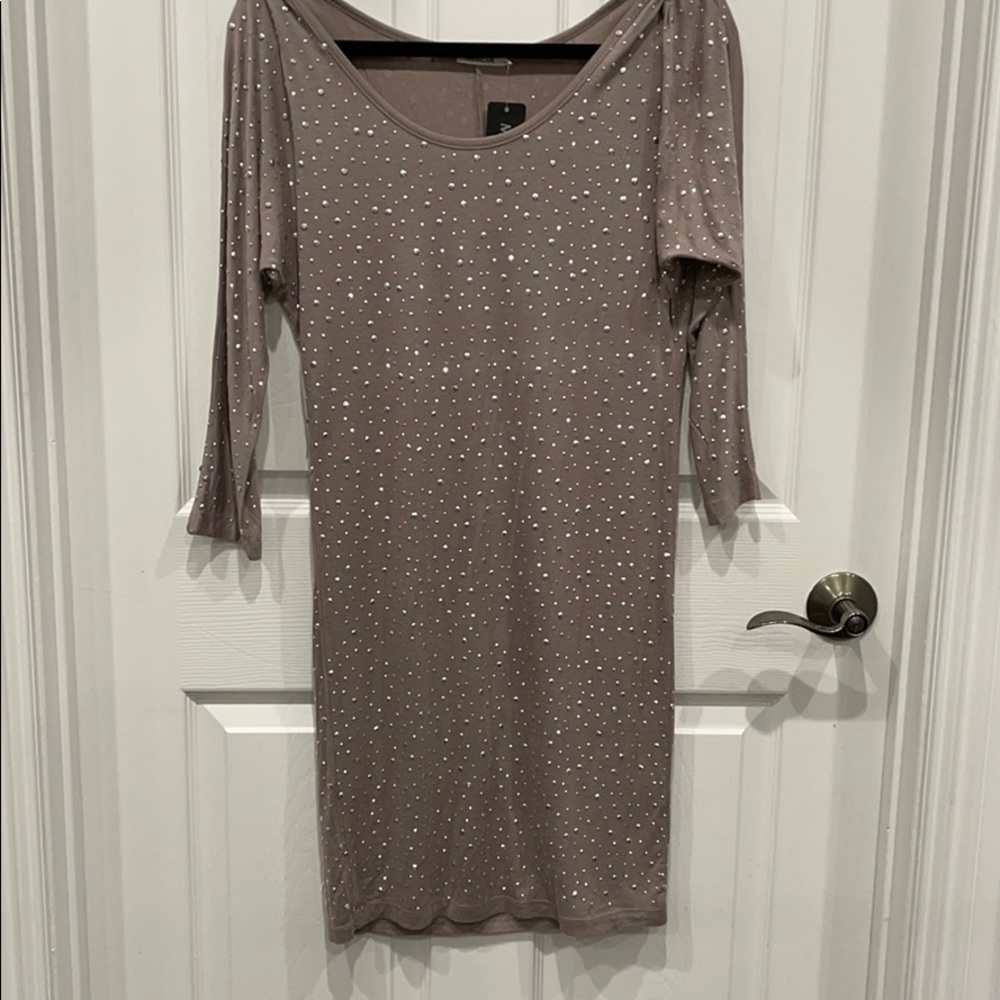Taupe dress